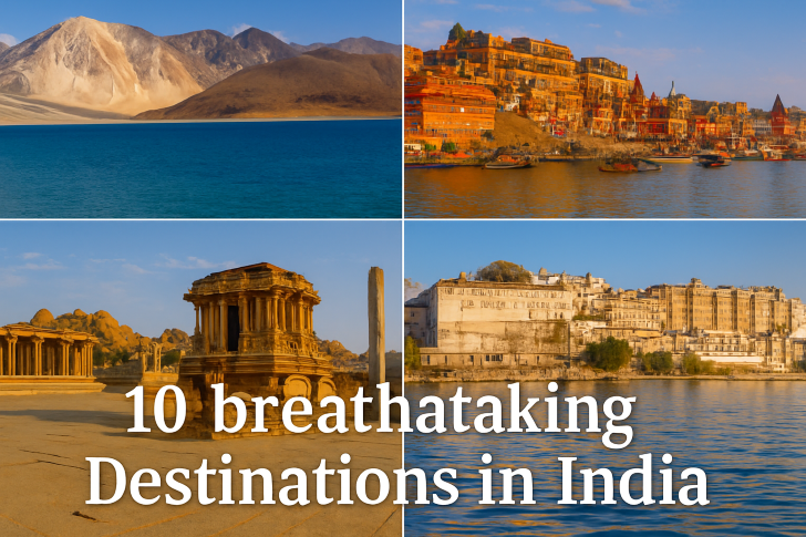 10 Breathtaking Destinations in India
